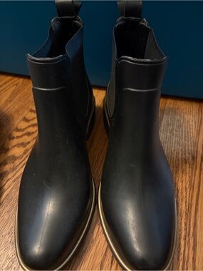 Women’s Kate Spade Black Chelsea Rain Boots